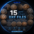 Square Circle Design DXF Format