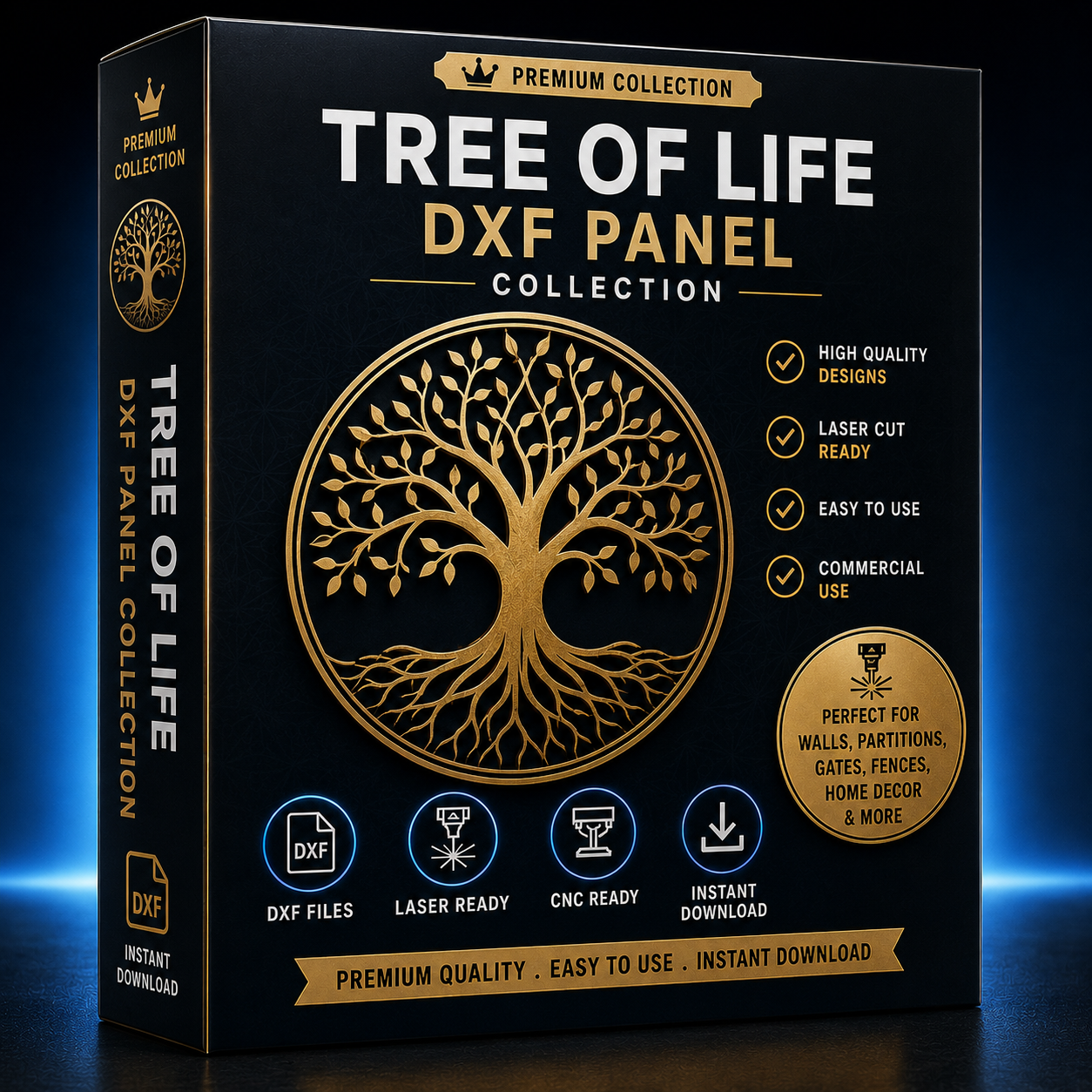 TREE OF LIFE PANEL DESIGN | DXF FILE 35+